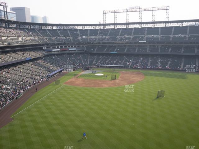 Coors Field - Section Lower 305 Seat View