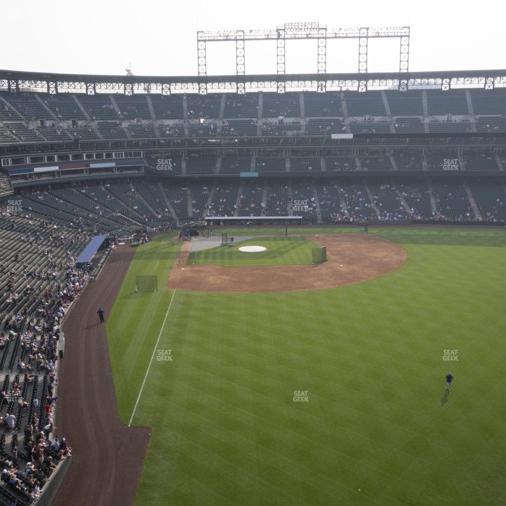 Coors Field - Section Lower 307 Seat View