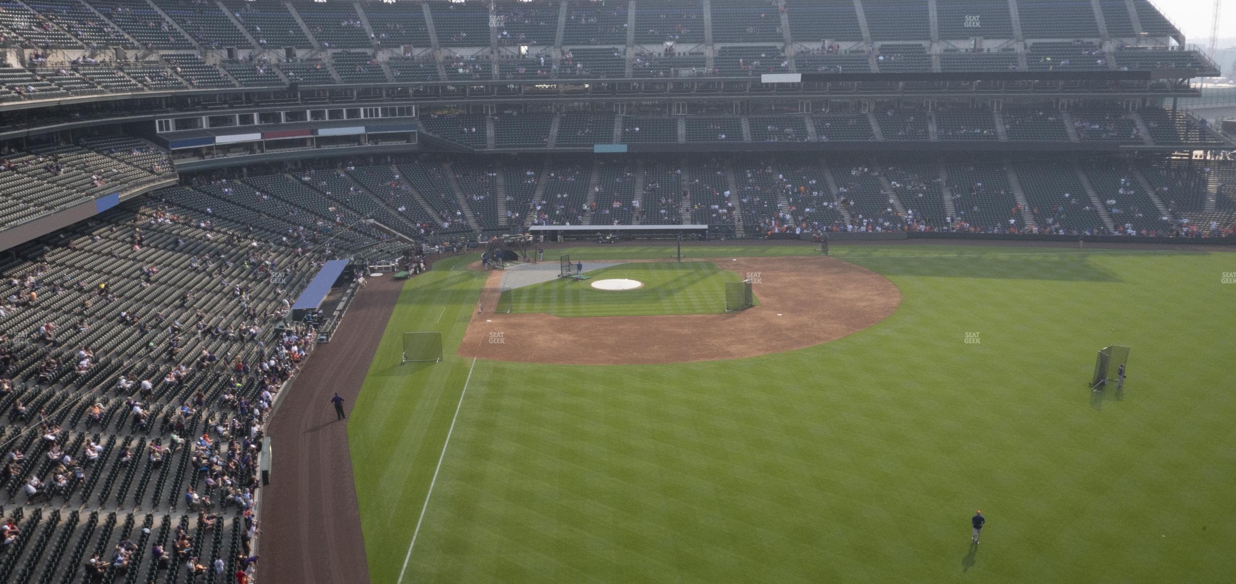 Coors Field - Section Lower 307 Seat View
