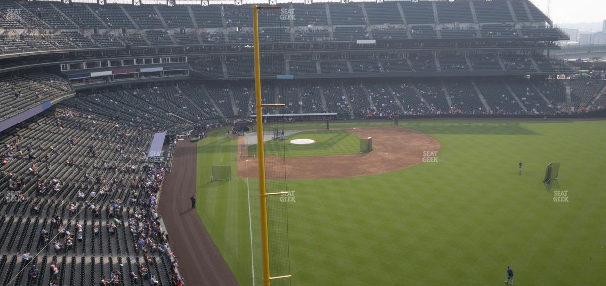 Coors Field - Section Lower 308 Seat View