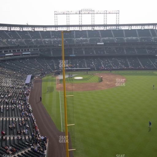 Coors Field - Section Lower 308 Seat View