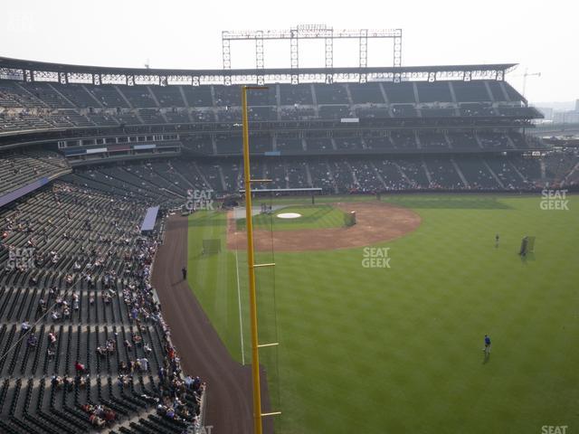 Coors Field - Section Lower 308 Seat View