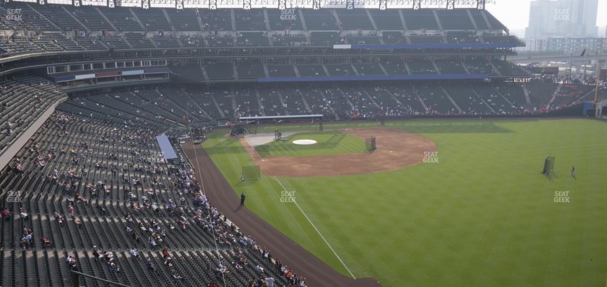 Coors Field - Section Lower 309 Seat View
