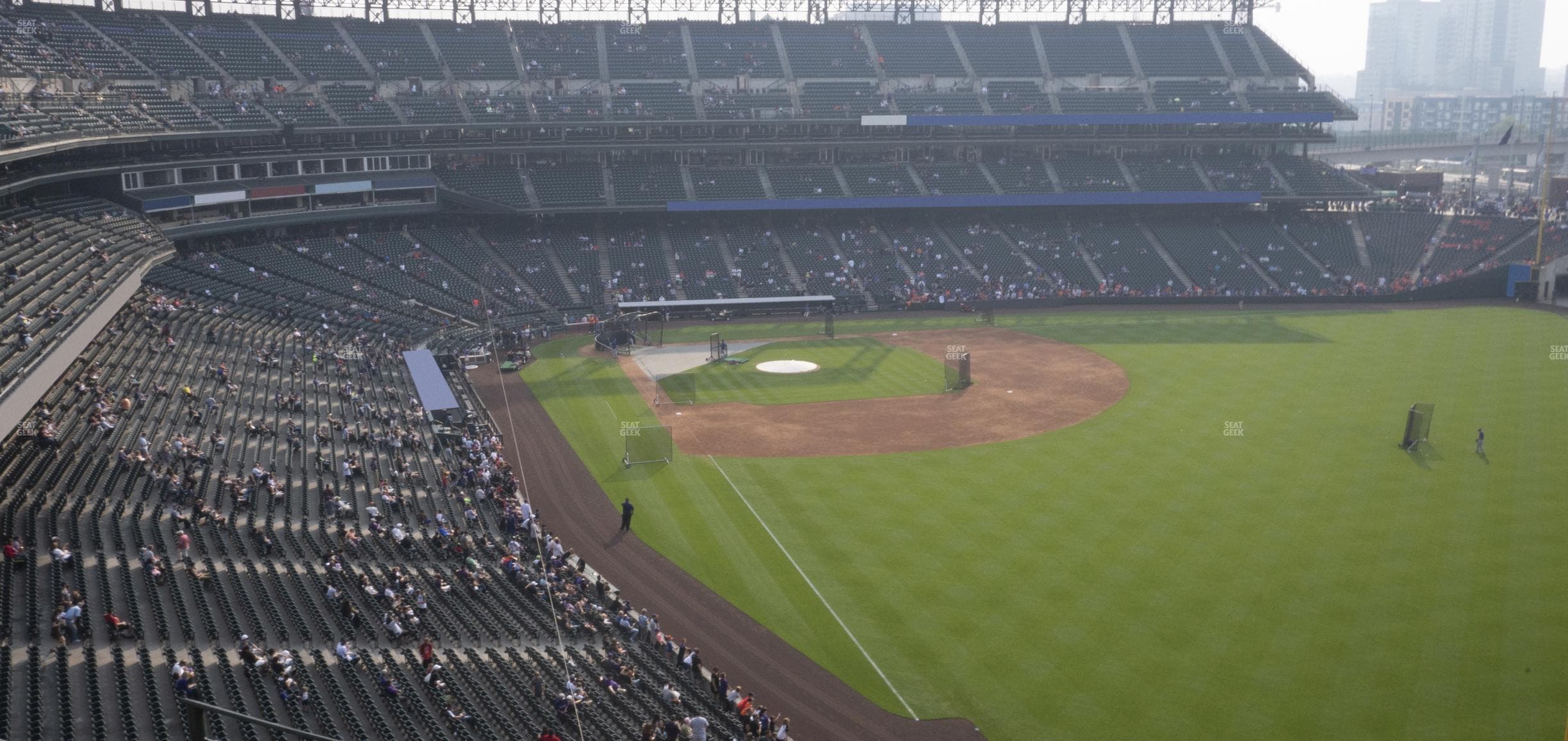 Coors Field - Section Lower 309 Seat View