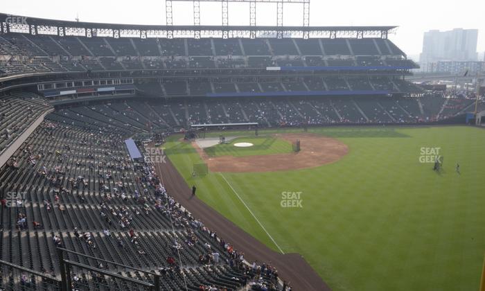 Coors Field - Section Lower 309 Seat View
