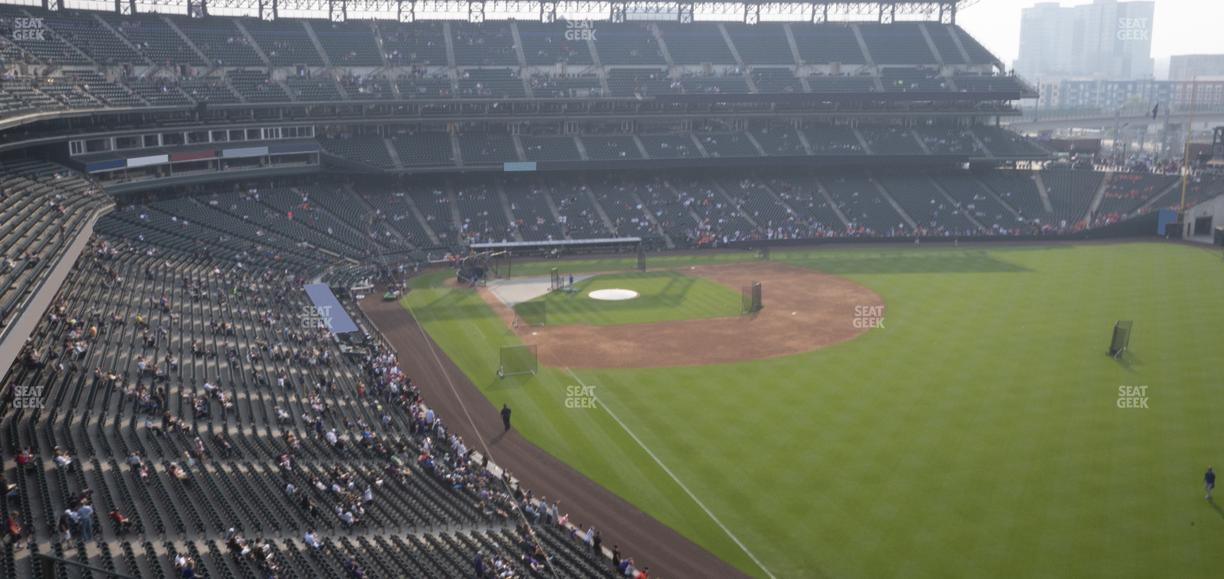Coors Field - Section Lower 311 Seat View