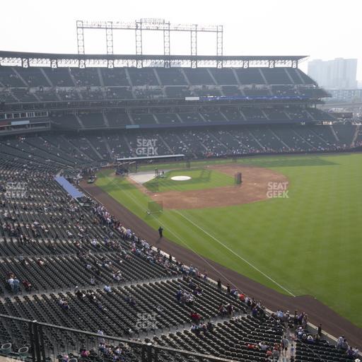 Coors Field - Section Lower 312 Seat View