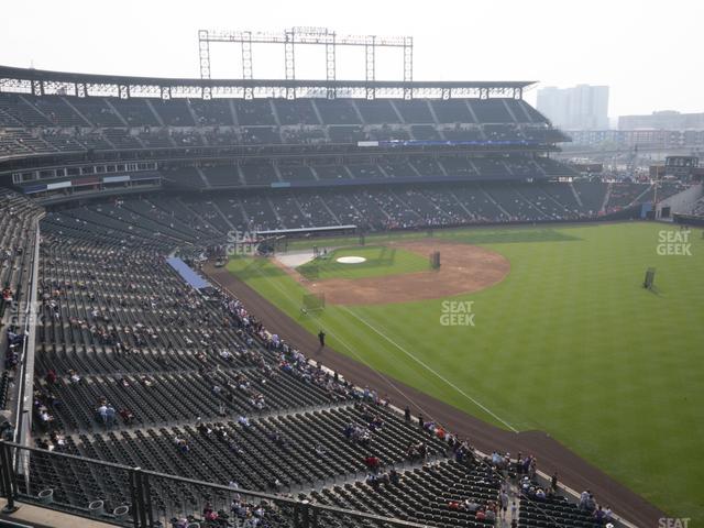 Coors Field - Section Lower 312 Seat View