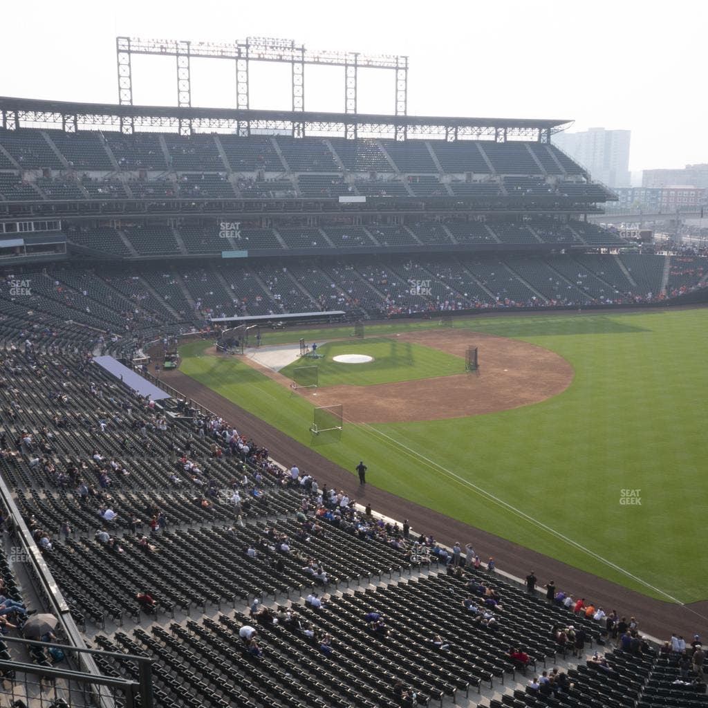 Coors Field - Section Lower 313 Seat View