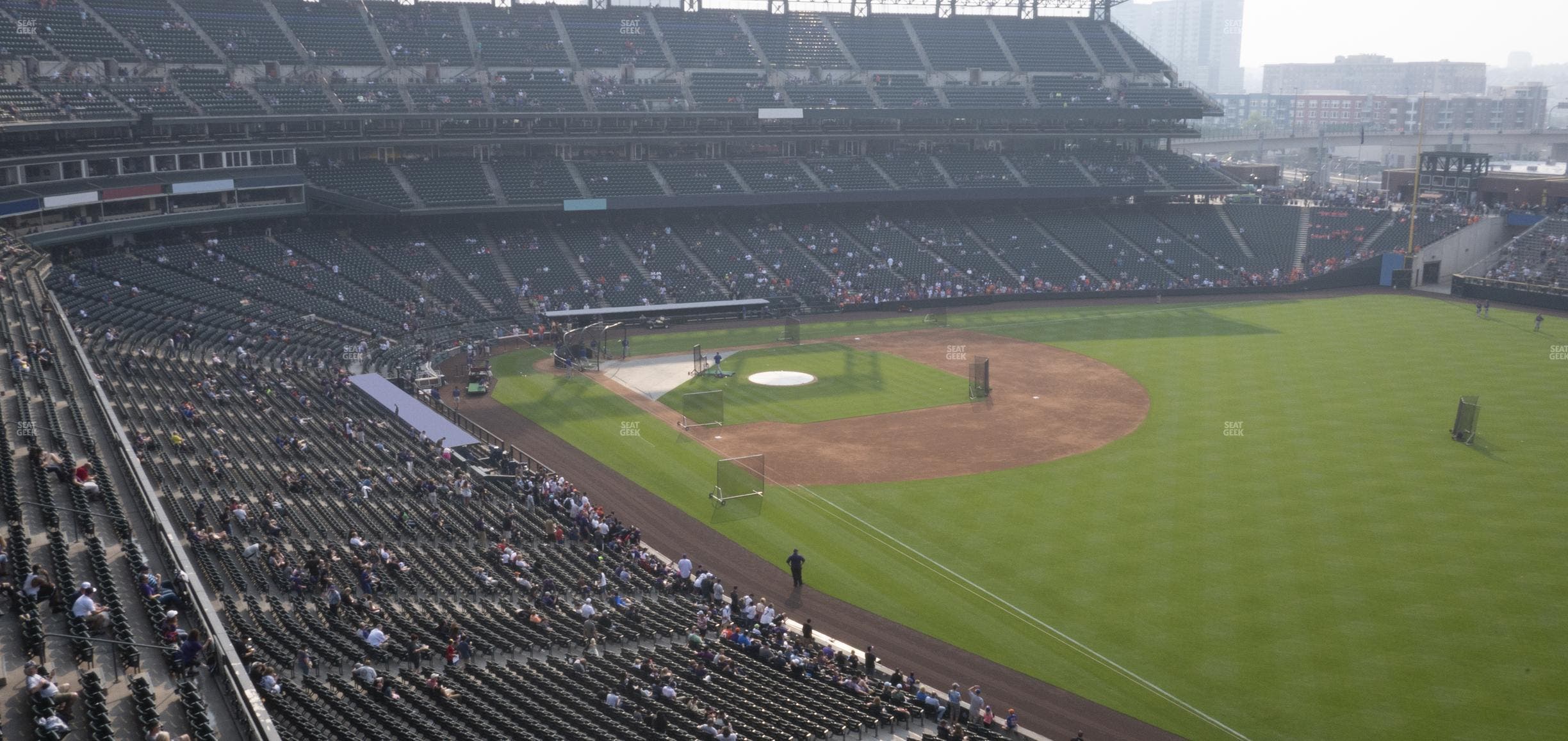 Coors Field - Section Lower 313 Seat View