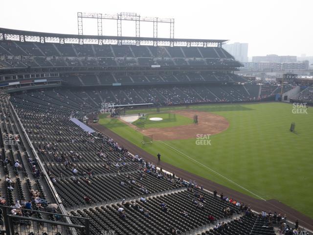 Coors Field - Section Lower 313 Seat View