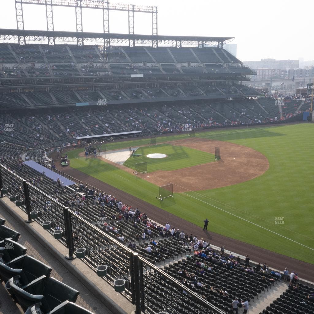 Coors Field - Section Lower 316 Seat View