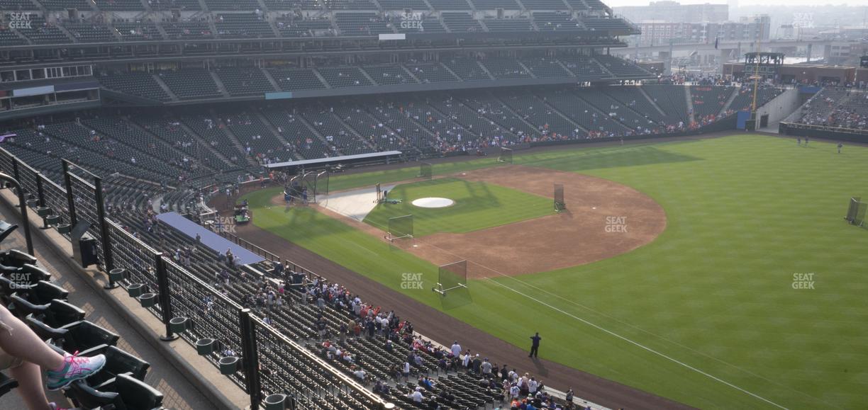 Coors Field - Section Lower 316 Seat View