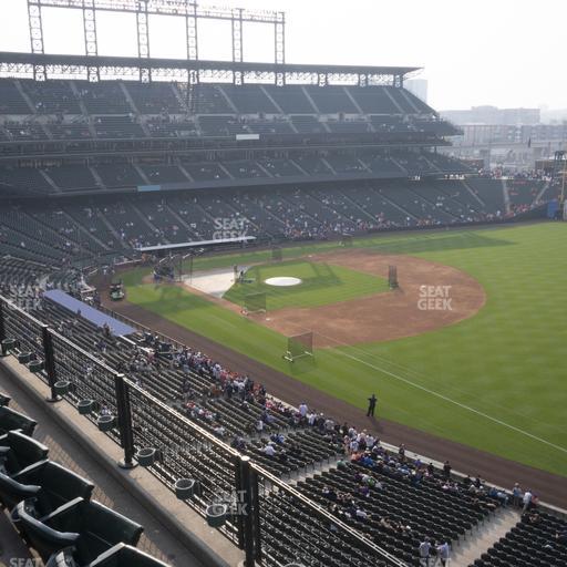 Coors Field - Section Lower 316 Seat View
