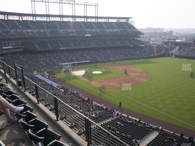Coors Field - Section Lower 316 Seat View