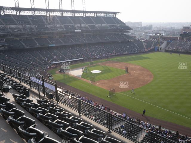 Coors Field - Section Lower 318 Seat View