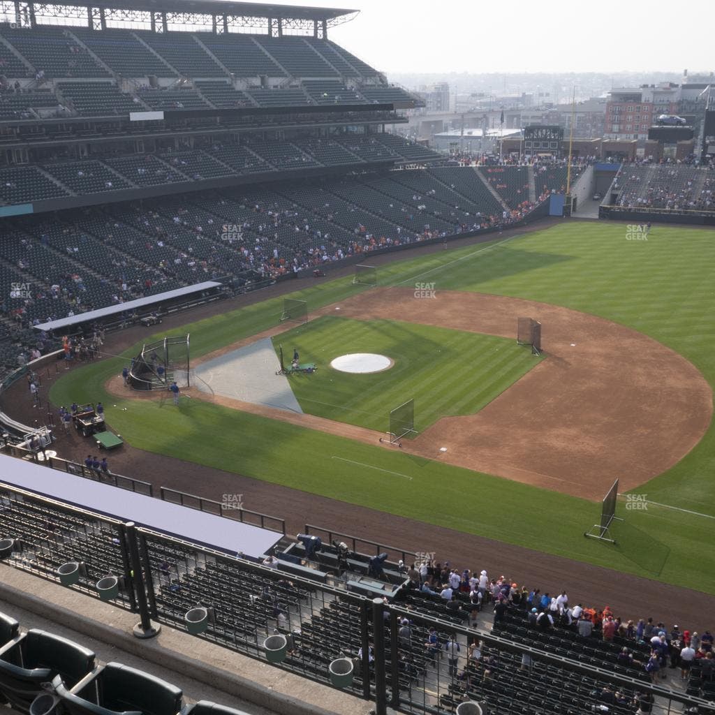Coors Field - Section Lower 319 Seat View