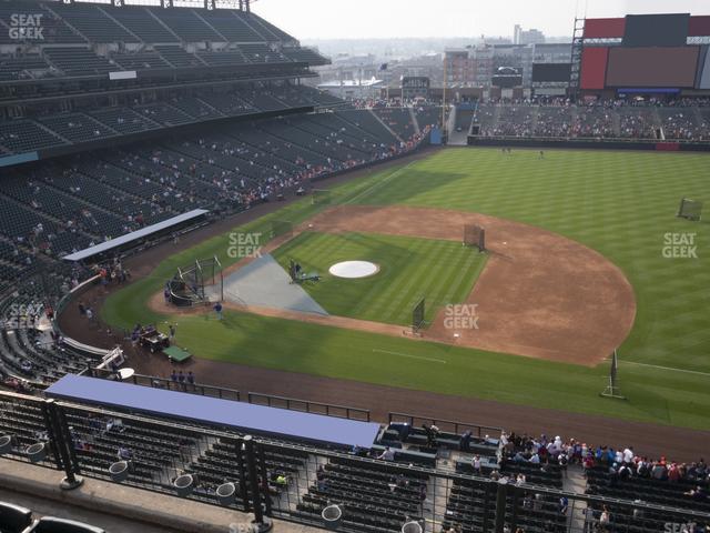 Coors Field - Section Lower 321 Seat View