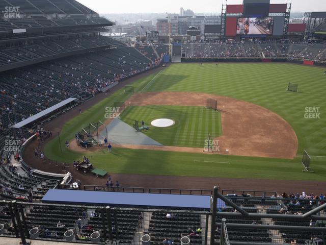 Coors Field - Section Lower 323 Seat View