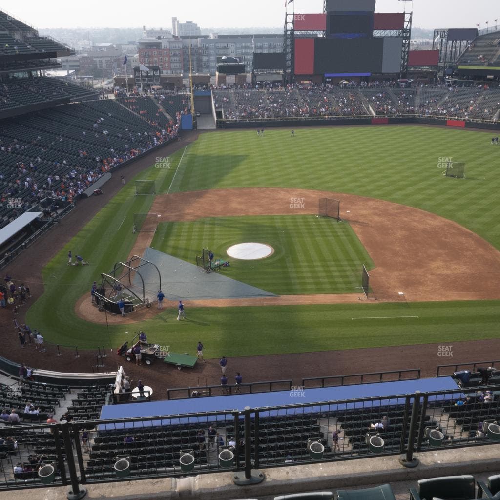 Coors Field - Section Lower 325 Seat View
