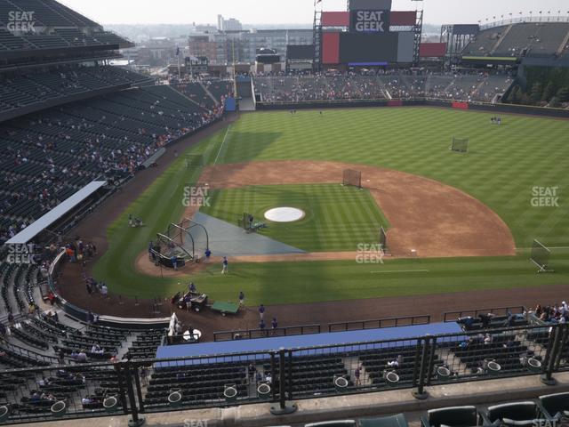 Coors Field - Section Lower 325 Seat View