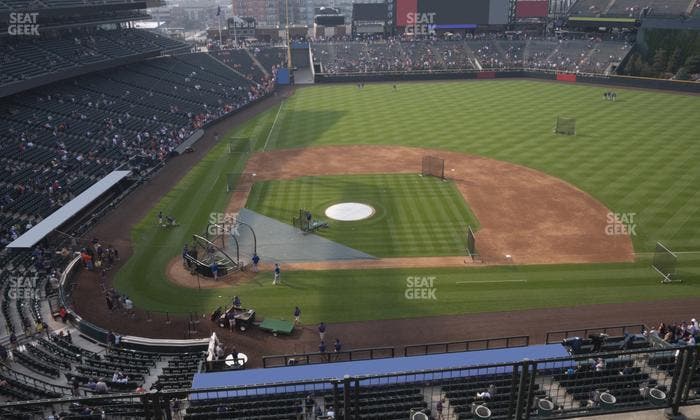 Coors Field - Section Lower 325 Seat View
