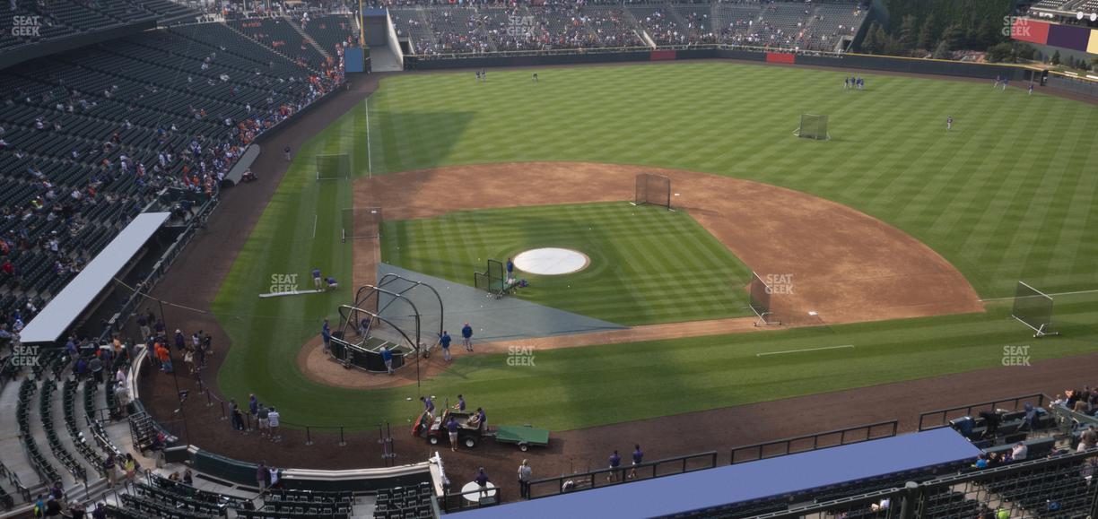 Coors Field - Section Lower 326 Seat View