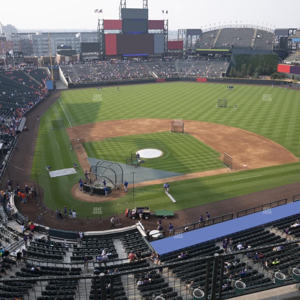 Coors Field - Section Lower 327 Seat View