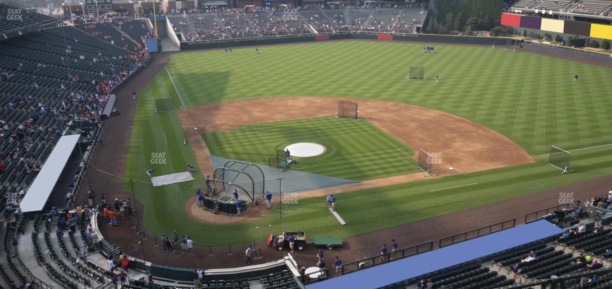 Coors Field - Section Lower 327 Seat View