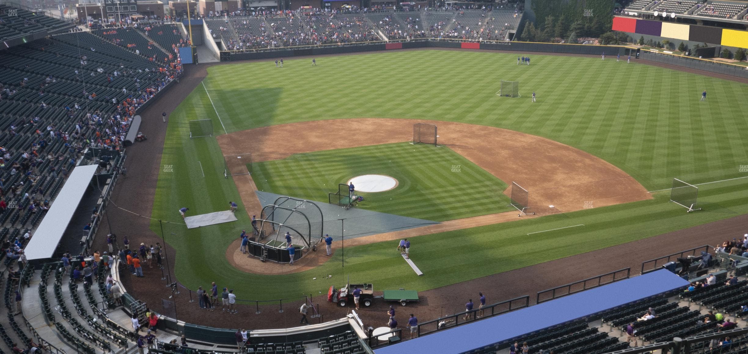 Coors Field - Section Lower 327 Seat View