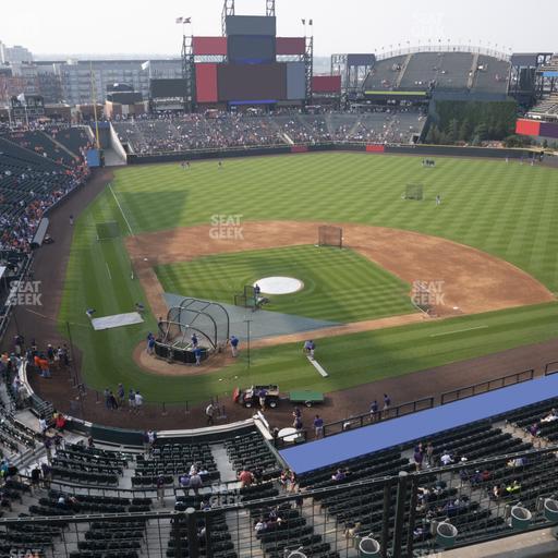 Coors Field - Section Lower 327 Seat View
