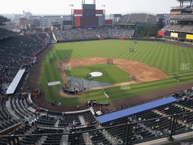 Coors Field - Section Lower 327 Seat View