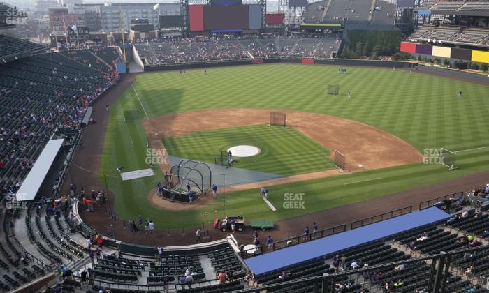 Coors Field - Section Lower 327 Seat View