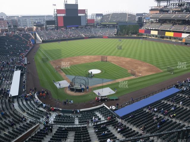 Coors Field - Section Lower 328 Seat View