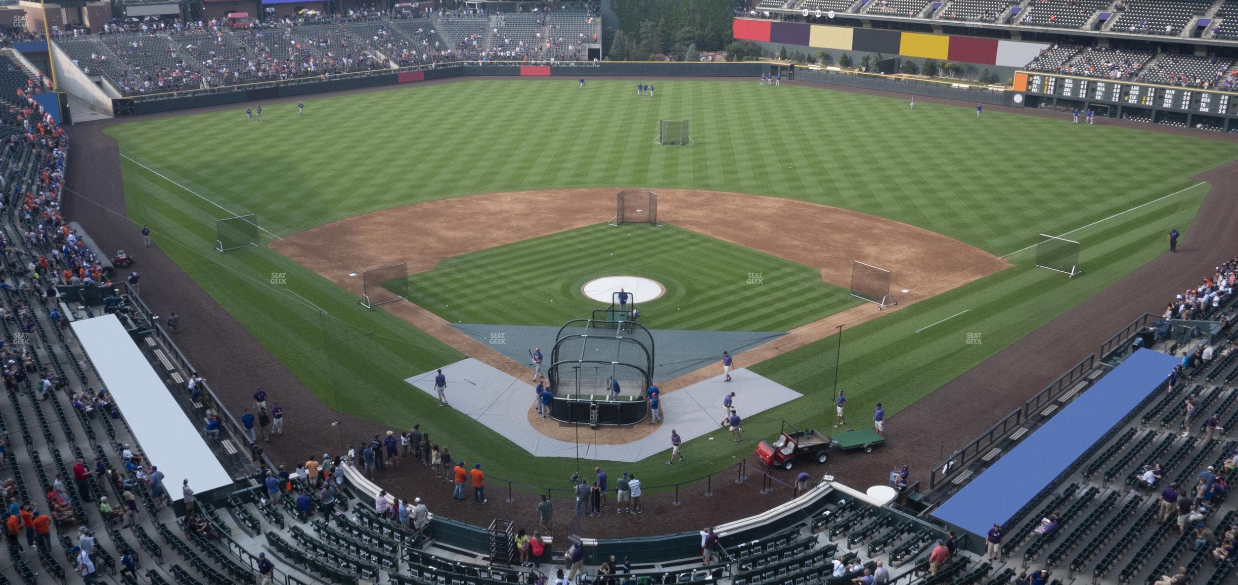 Coors Field - Section Lower 330 Seat View