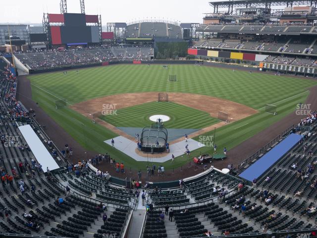 Coors Field - Section Lower 330 Seat View
