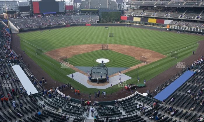 Coors Field - Section Lower 330 Seat View