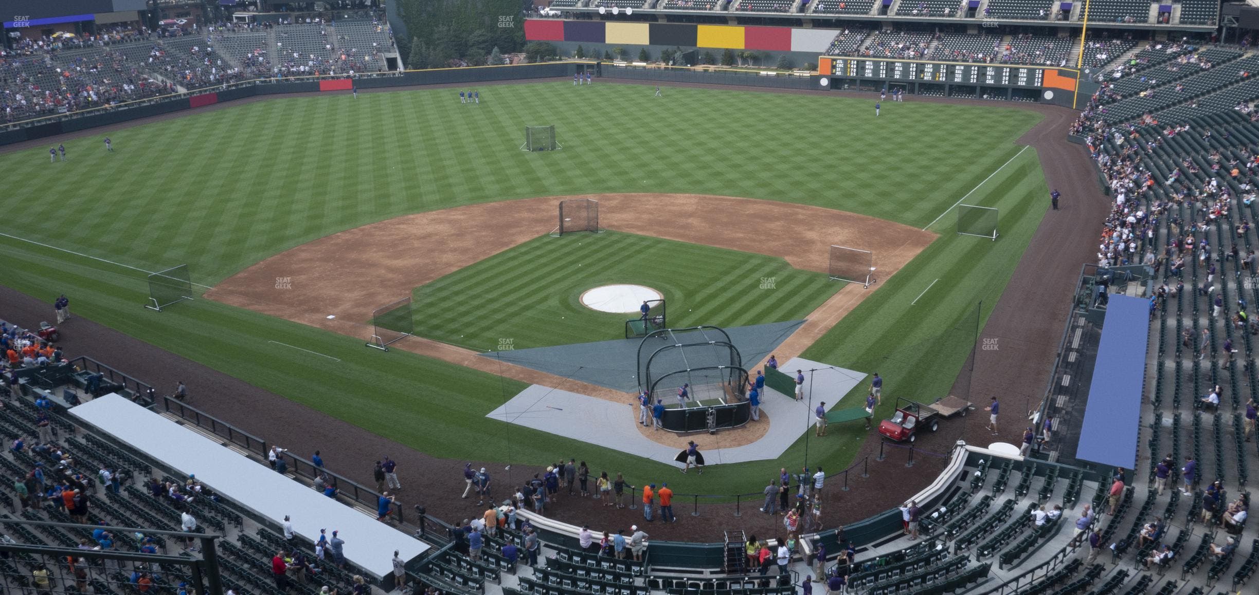 Coors Field - Section Lower 332 Seat View