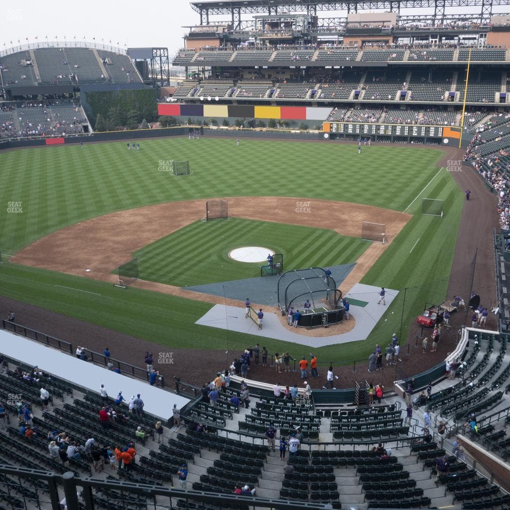 Coors Field - Section Lower 333 Seat View