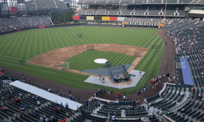 Coors Field - Section Lower 333 Seat View