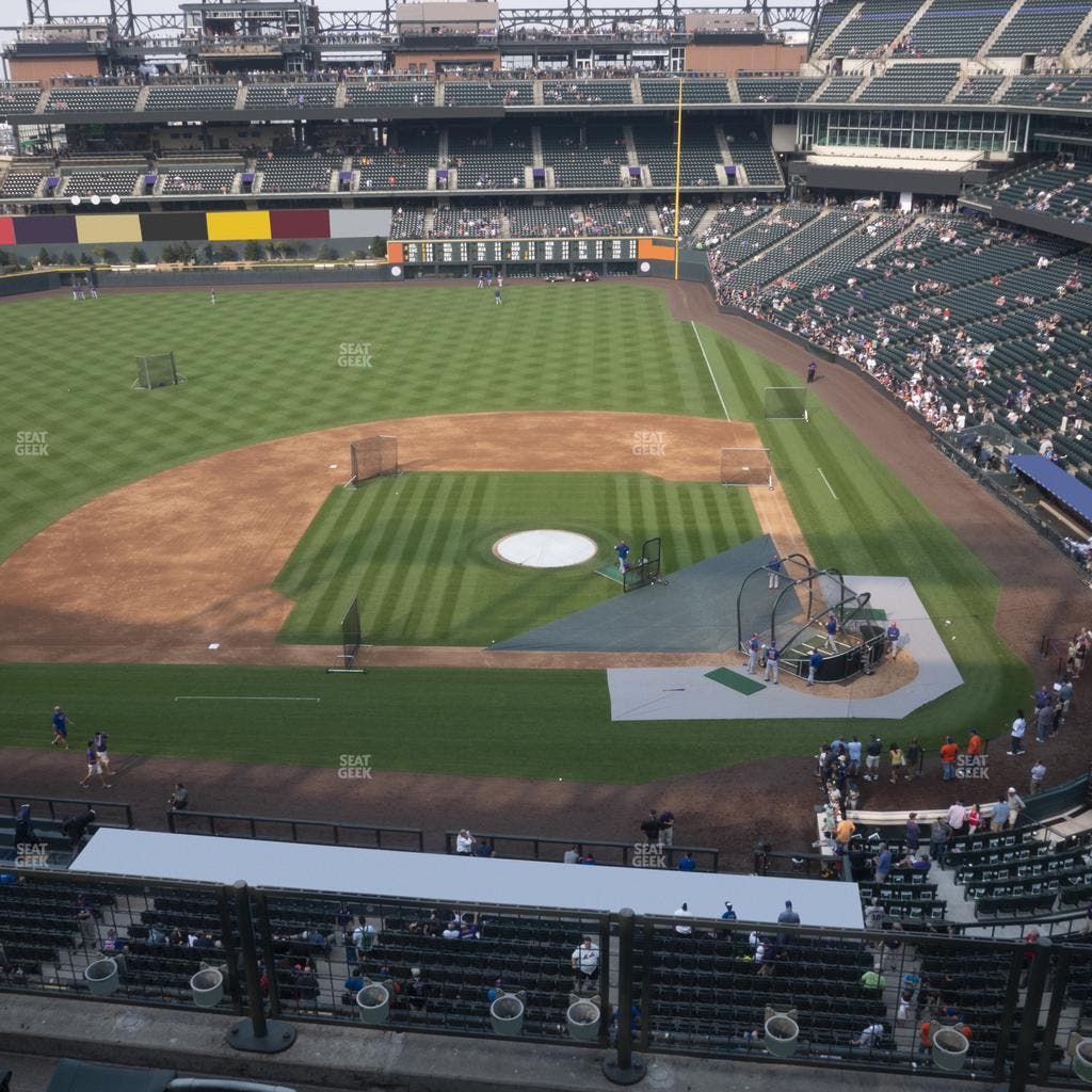 Coors Field - Section Lower 336 Seat View