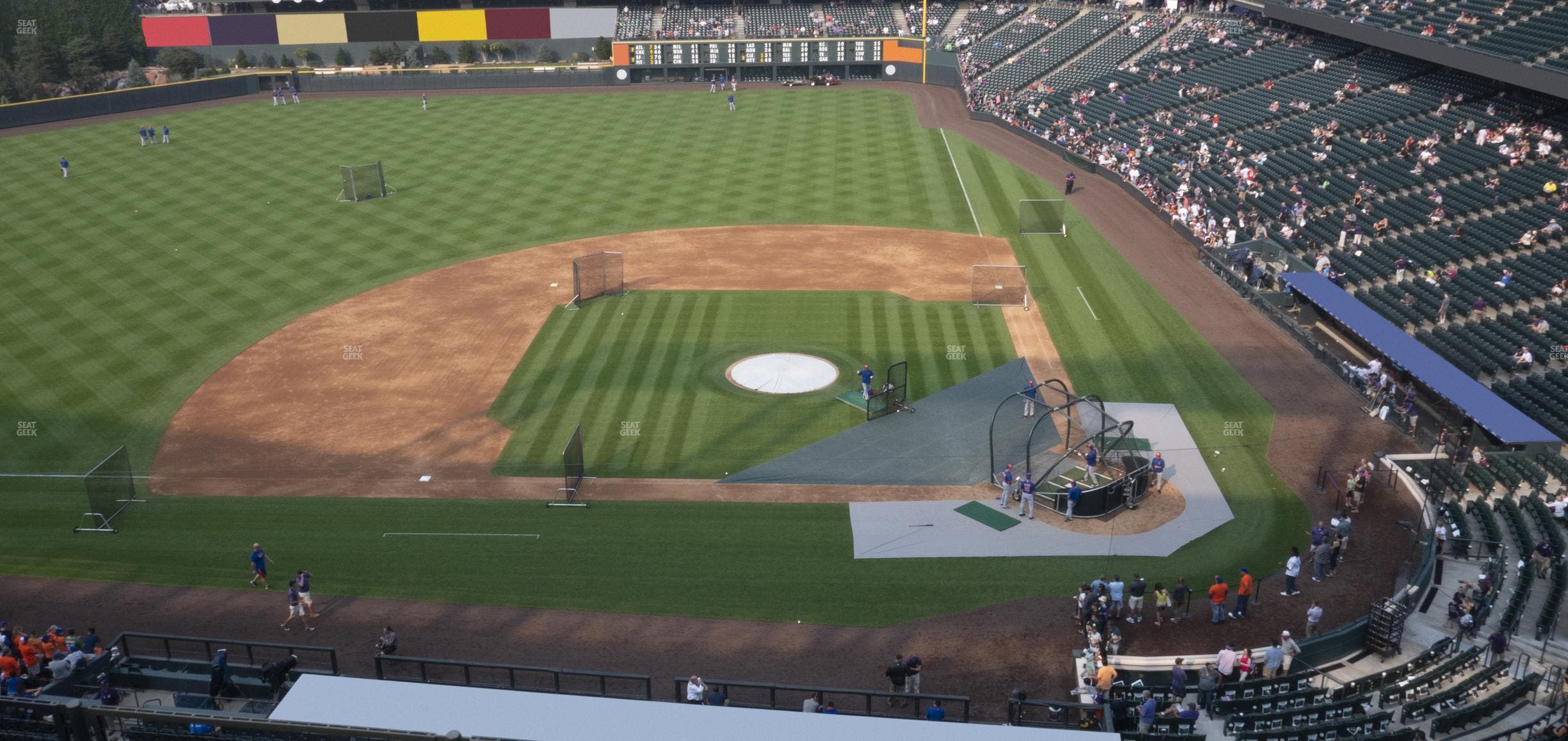 Coors Field - Section Lower 336 Seat View
