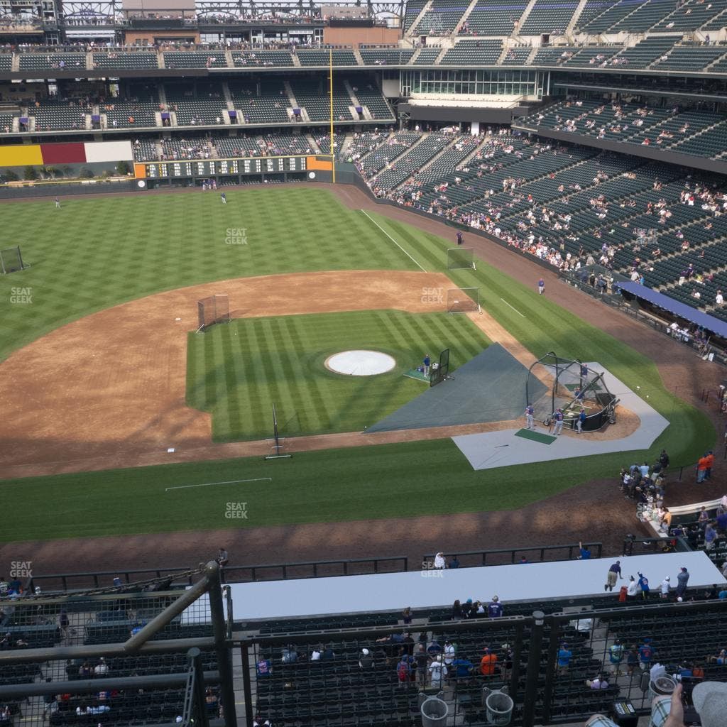 Coors Field - Section Lower 338 Seat View