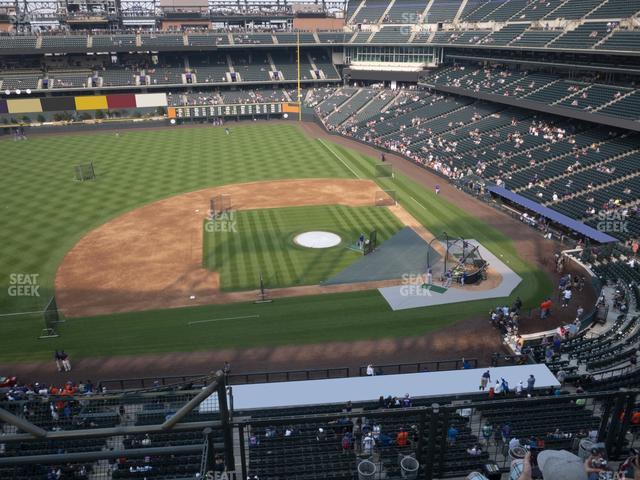 Coors Field - Section Lower 338 Seat View