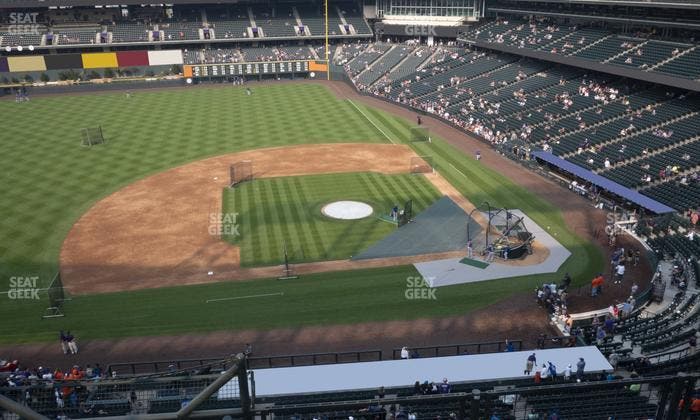Coors Field - Section Lower 338 Seat View