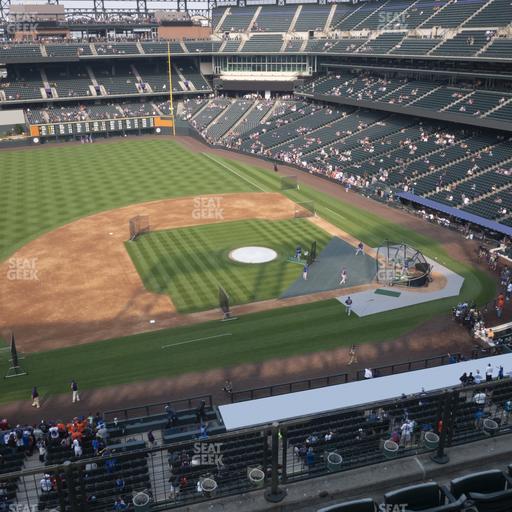 Coors Field - Section Lower 340 Seat View