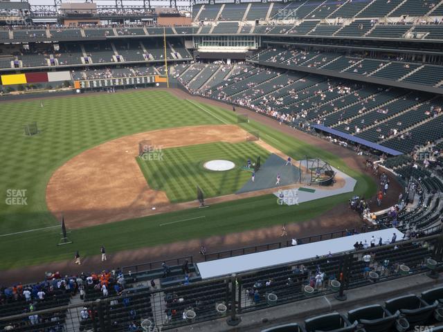 Coors Field - Section Lower 340 Seat View