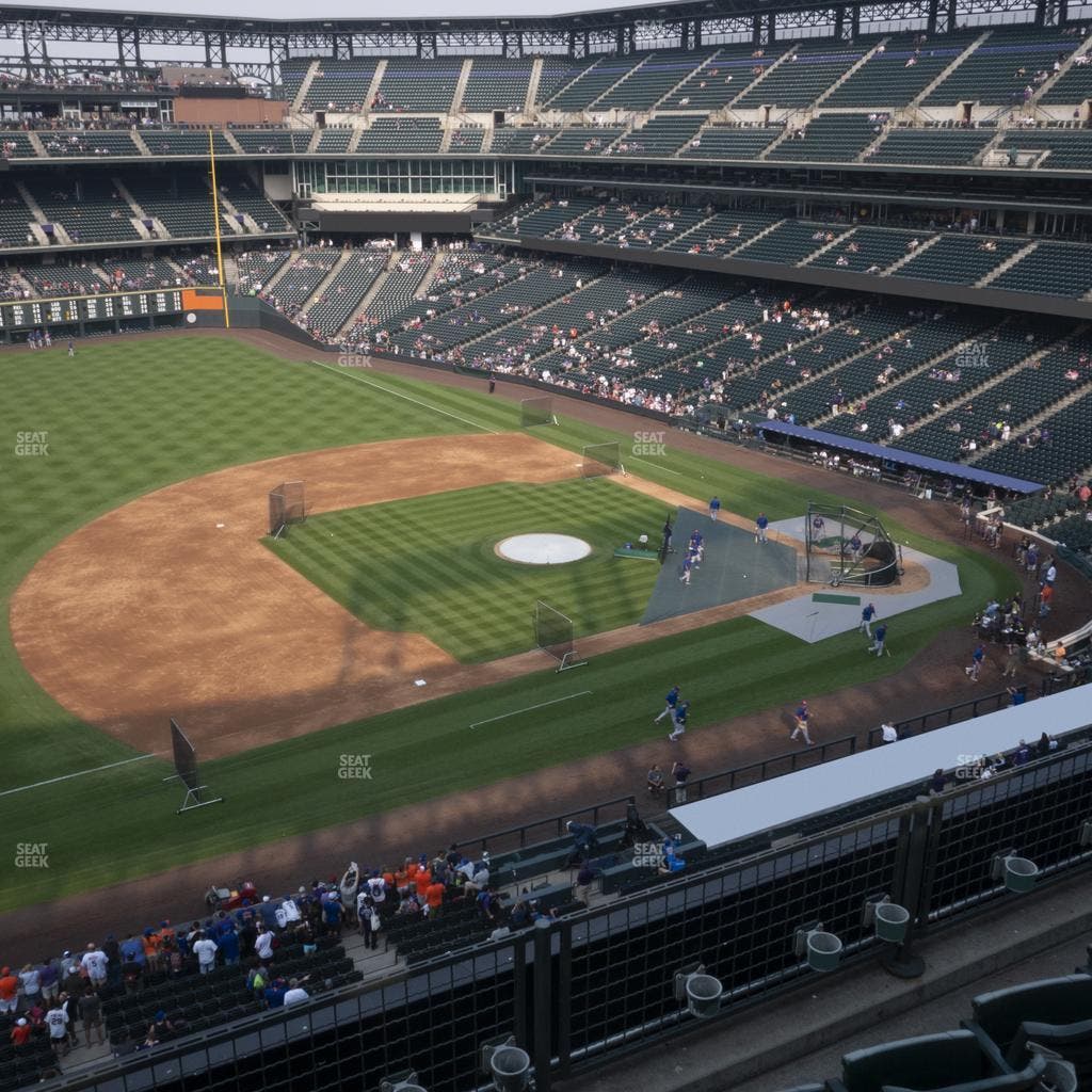Coors Field - Section Lower 342 Seat View
