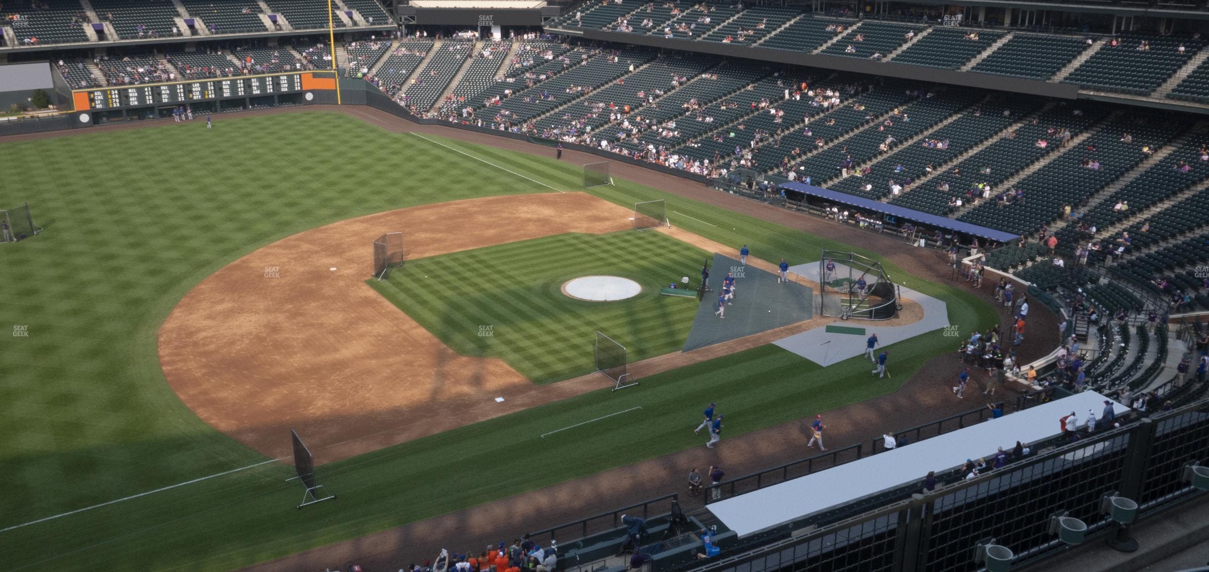 Coors Field - Section Lower 342 Seat View