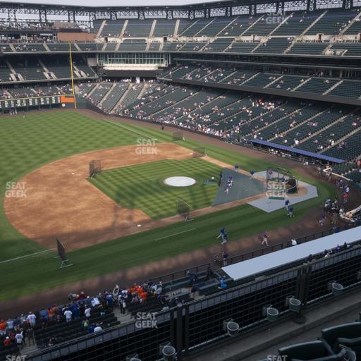 Coors Field - Section Lower 342 Seat View